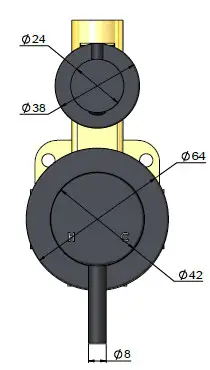 meir Round Diverter Mixer Matte Black SPECIFICATIONS