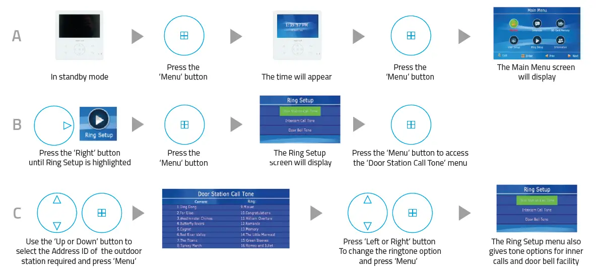 esp APMONBG Colour Video Door Entry Monitor-11