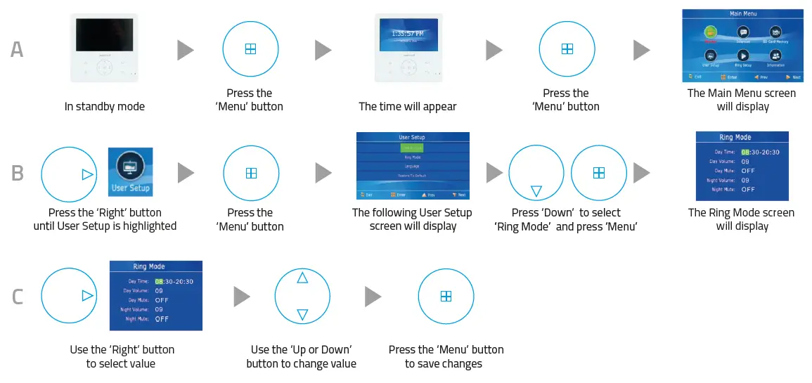 esp APMONBG Colour Video Door Entry Monitor-12