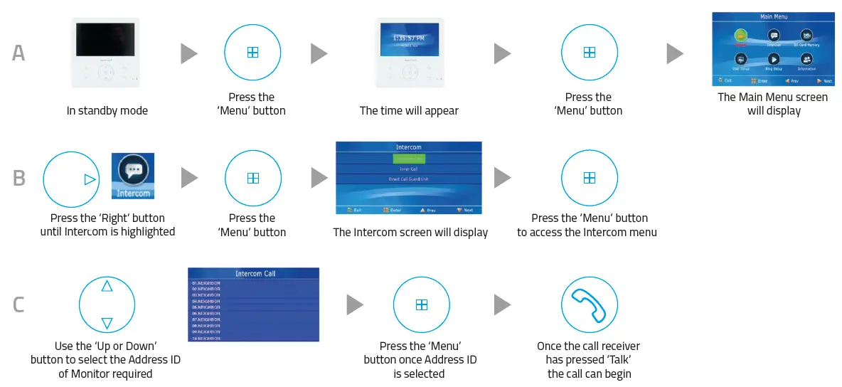 esp APMONBG Colour Video Door Entry Monitor-15