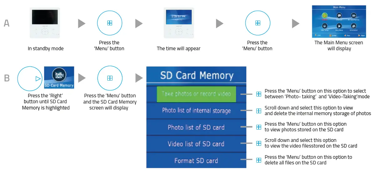 esp APMONBG Colour Video Door Entry Monitor-16