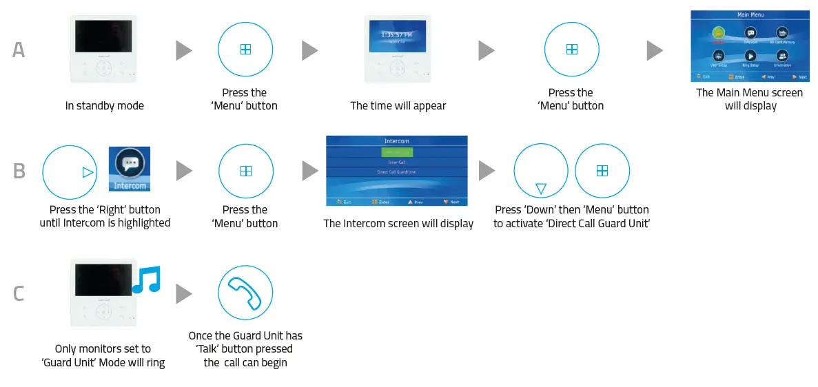 esp APMONBG Colour Video Door Entry Monitor-18