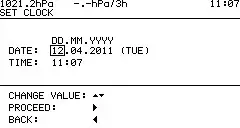 MORER WIB4S NAVTEX and Sea Weather Receiver - Set Clock