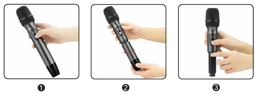 FDUCE W-19II Professional UHF Wireless Microphone Set fig4