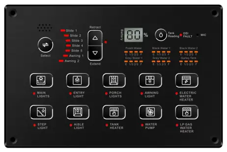 ESTONE TECHNOLOGY IRVC1 Control Panel-fig1