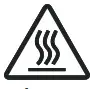 Caution! Hot surface