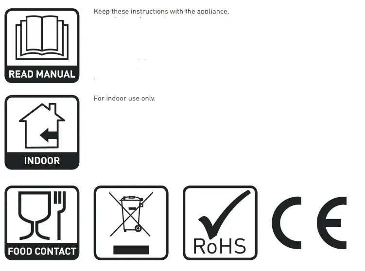 HENDI Food Dehydrator Profi Line Keep these instructions