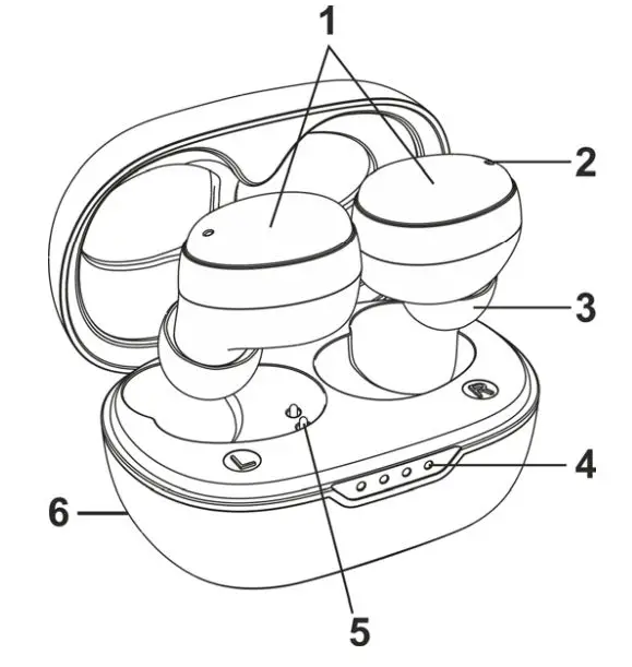 intez ze PIKO 3 TWS Earphones - Earphone description