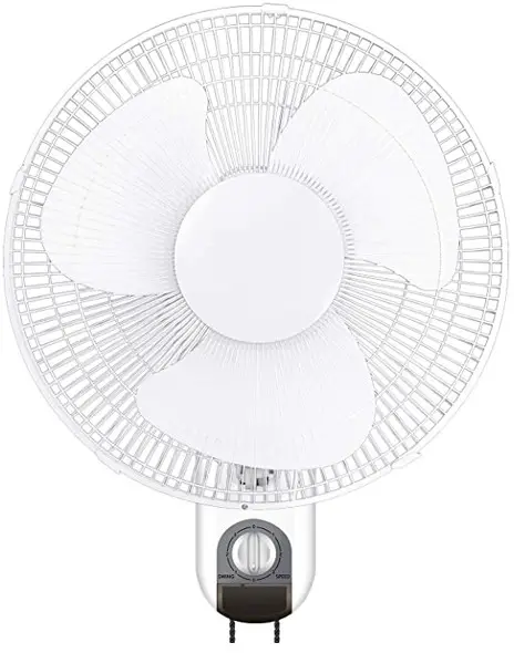 UNBRANDED DHS0RA220510002 16 Inch Indoor Wall Mount Fan with Adjustable Tilt