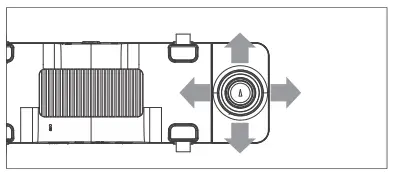 GKU M11 4K 11 Inch Mirror Dash Cam - FORNT CAMERA