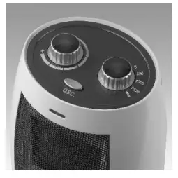 EUROM 1500 Safe t Heater - selector