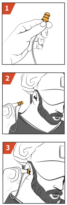 Elgin USA M1.3 Ruckus Discord Noise Isolating Bluetooth Earbuds-fig7