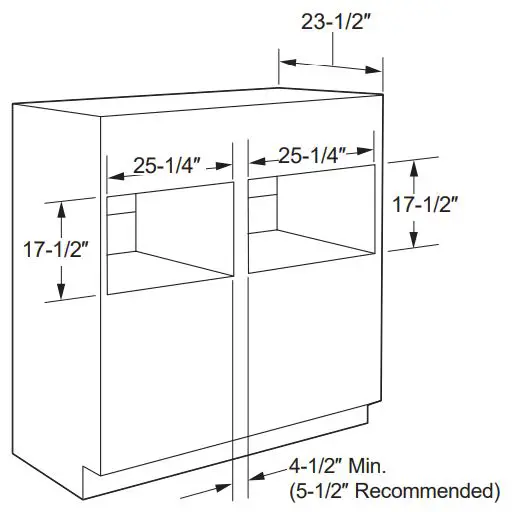 Advantium Built-In Wall Oven Installation Guide - Installation beside another Advantium Built-In Oven