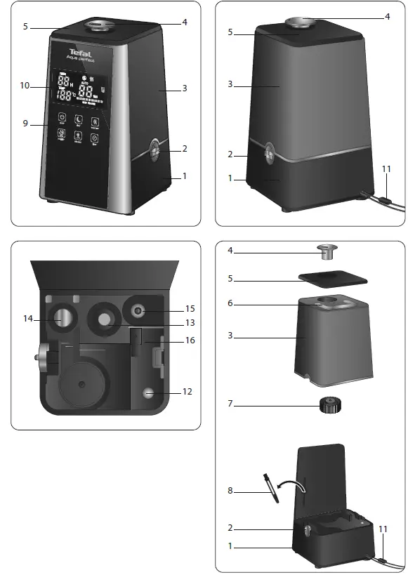 Tefal HD522x AQUA PERFECT fig 1