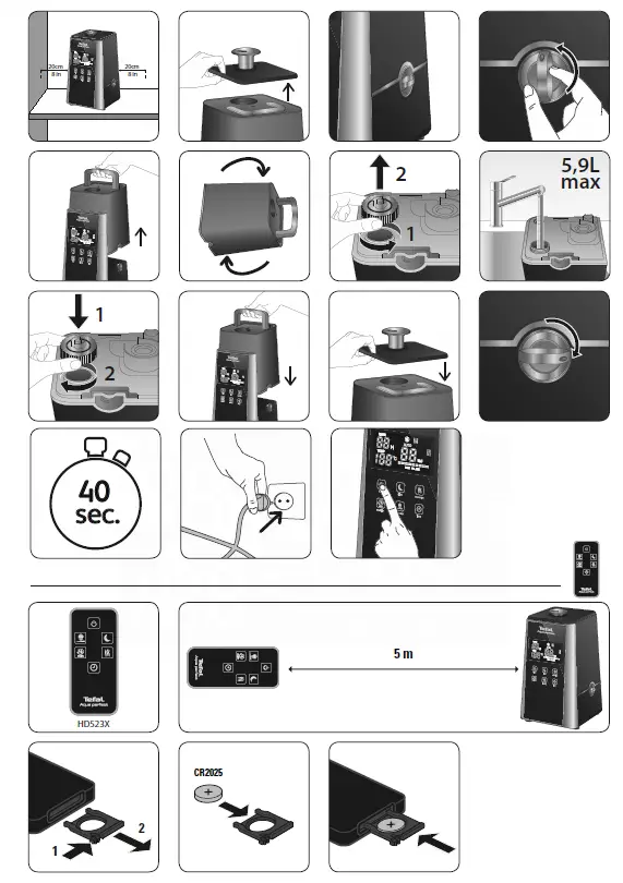 Tefal HD522x AQUA PERFECT fig 3