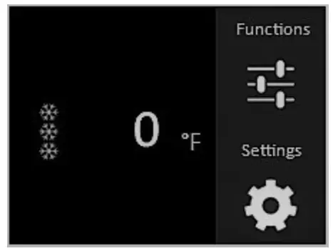 BLUESTAR BIRP30R0 Column Refrigerator and Freezer - Press Settings