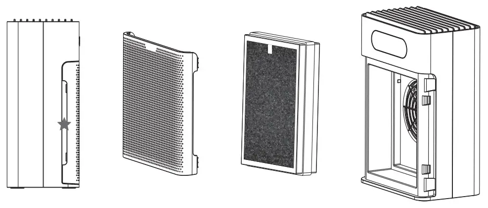 AIRVERSA AAP1 Desktop Air Purifier - Fig 3