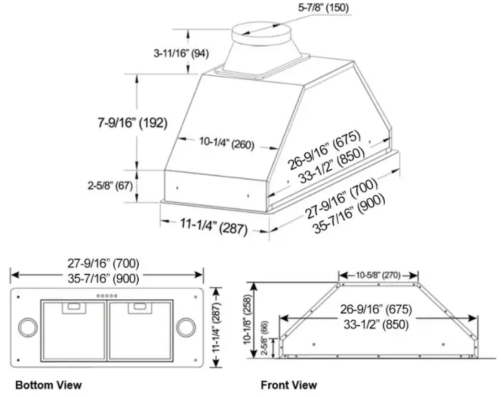 MEASUREMENTS & DIAGRAMS