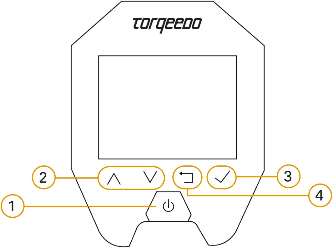 Torqeedo 1976-00 Throttle with Colour Display A