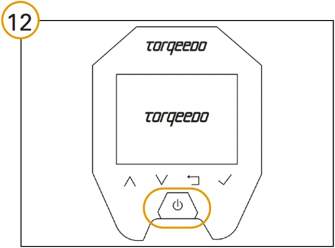 Torqeedo 1976-00 Throttle with Colour Display C12
