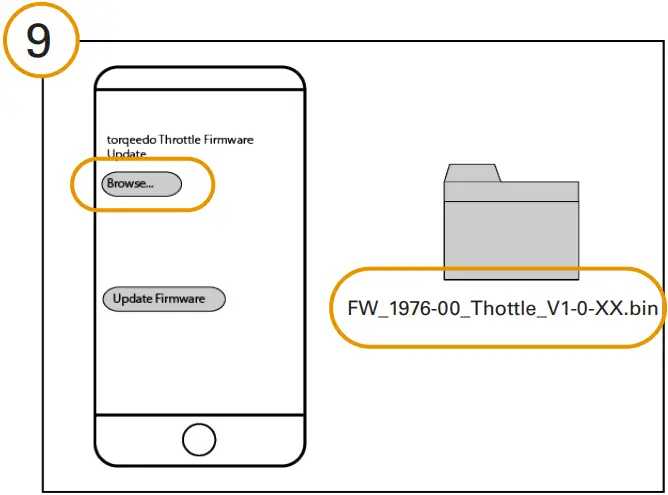 Torqeedo 1976-00 Throttle with Colour Display C9
