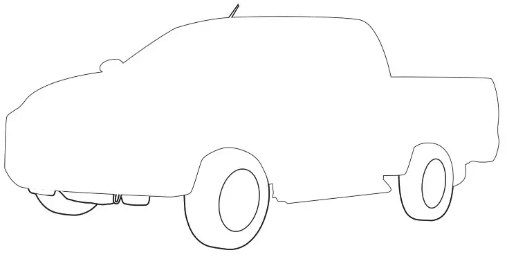 mitsubishi motors mz315102 towbar harness with 13 pin socket for club cab - Cover