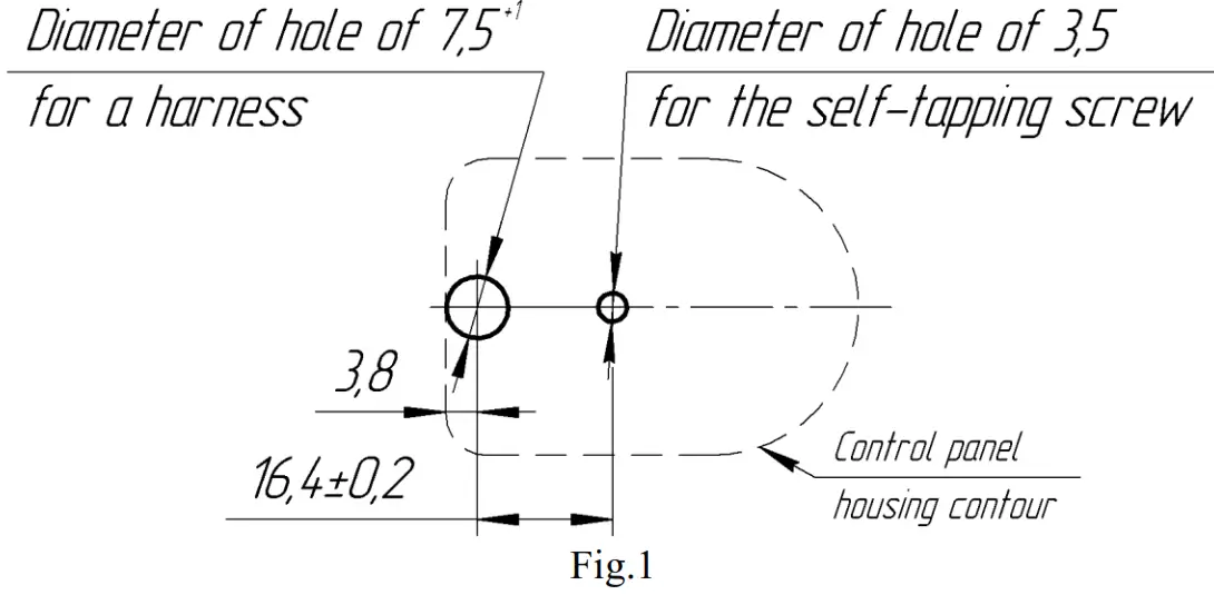Autoterm PU 5 Control Panel for Air Heaters - Fig1