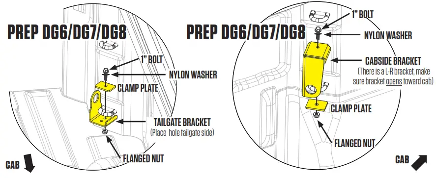 DECKED DG6 Chevy Silverado GMC Sierra Storage System - BRACKET INSTALL