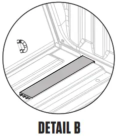 DECKED DG6 Chevy Silverado GMC Sierra Storage System - DETAIL B