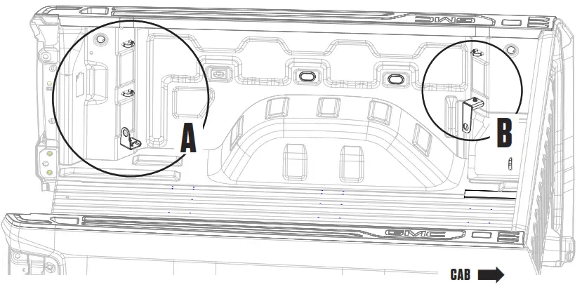 DECKED DG6 Chevy Silverado GMC Sierra Storage System - RECOMMENDED TORQUE