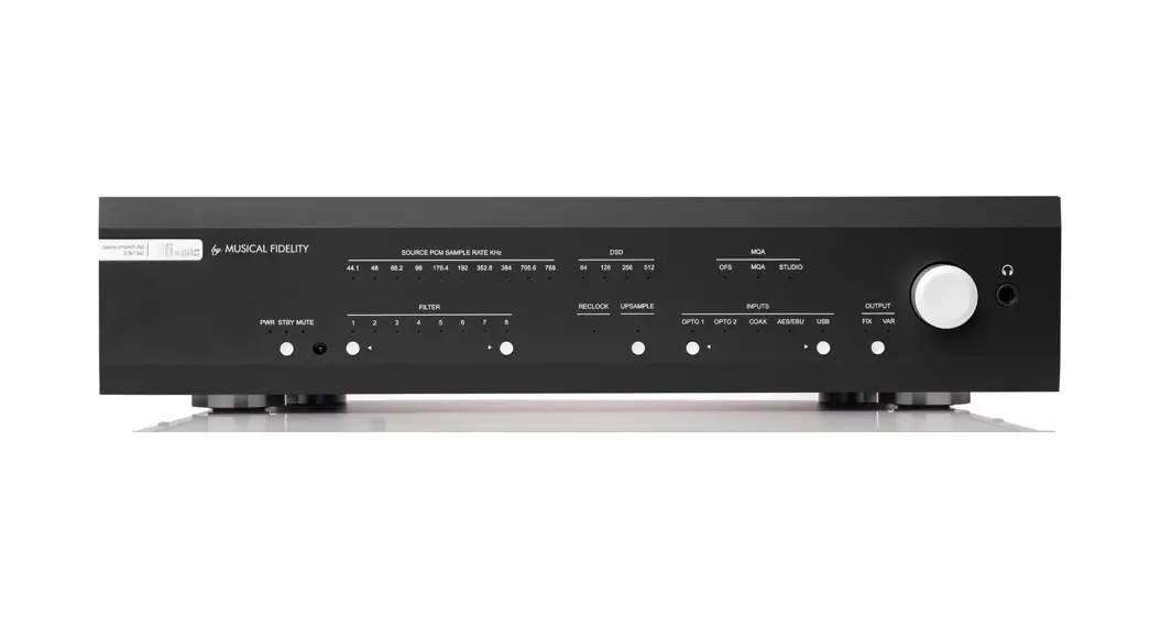 Musical Fidelity M6x Dac Flagship Converter Instruction Manual