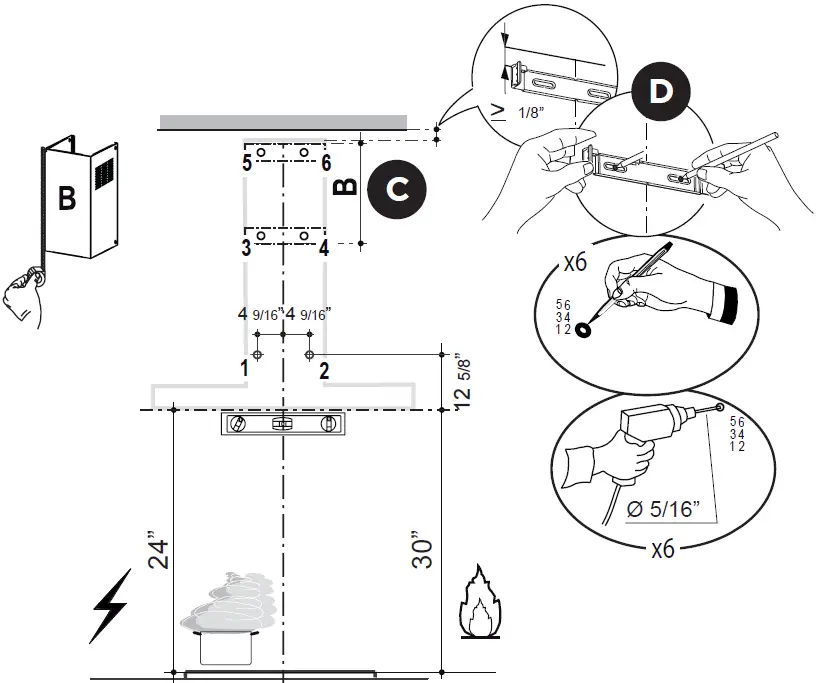 FABER STIL36SSV2 Stilo Wall Mount Range Hood 21