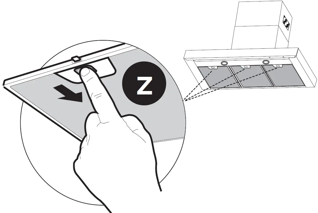 FABER STIL36SSV2 Stilo Wall Mount Range Hood 60