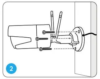 reolink RLC Series Smart HD Wireless WiFi Camera with Zoom - Install the Camera 2