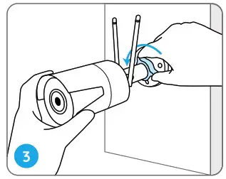 reolink RLC Series Smart HD Wireless WiFi Camera with Zoom - Install the Camera 3