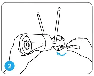 reolink RLC Series Smart HD Wireless WiFi Camera with Zoom - Install the Camera 6