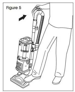 ULINE H-8831 Shark Navigator Lift-Away Vacuum User Guide - Figure 5