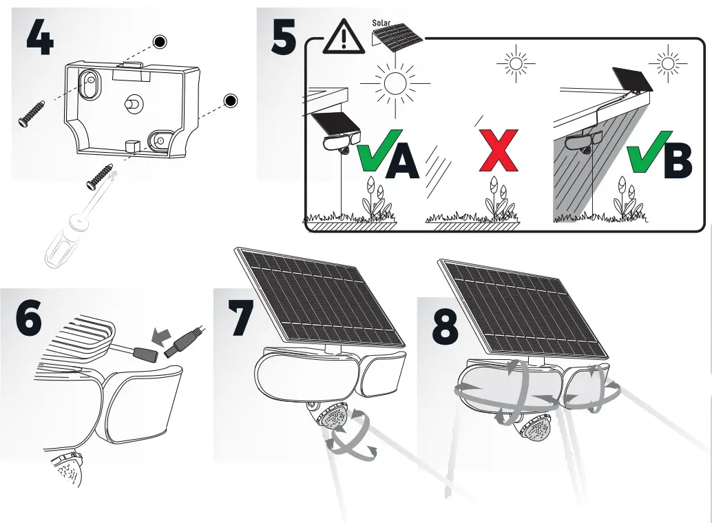 LED s Light MaxPower Solar LED Solar Wall Light fig 2
