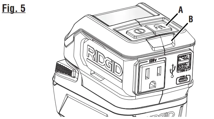 RIDGID R86097 18V Cordless 175-Watt Power Inverter - Fig5