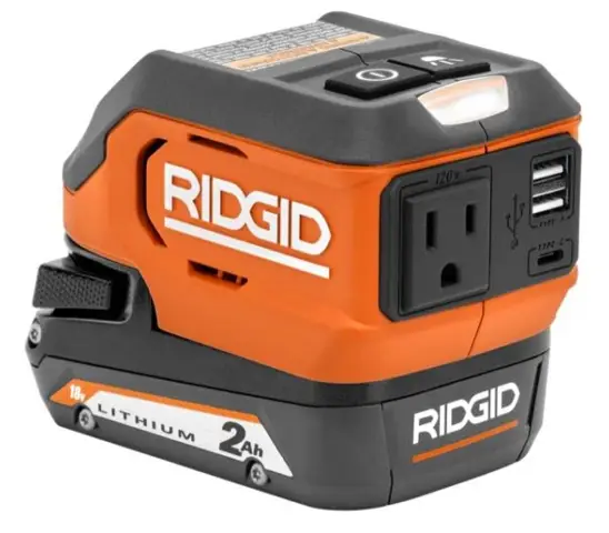 RIDGID R86097 18V Cordless 175-Watt Power Inverter