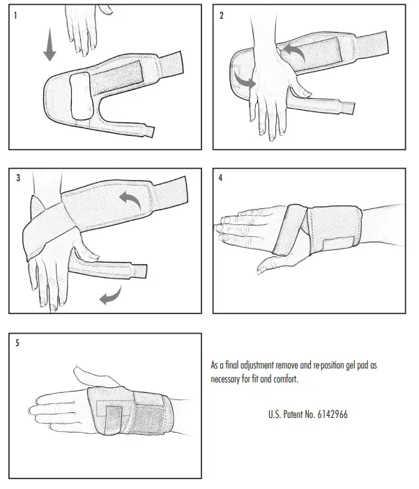 HELY WEBER 6142966 Modabber Wrist Brace 1