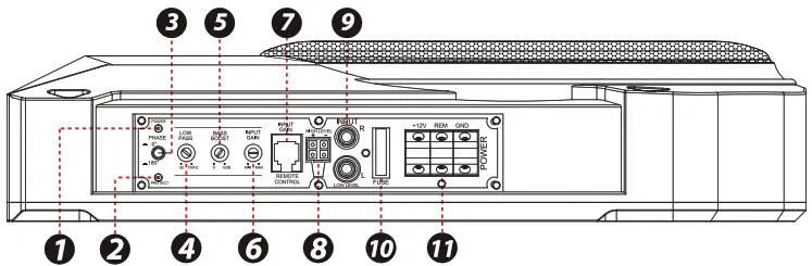 PYLE PLBX10A 10 Inch 900 Watts Low-Profile Active Amplified Car Audio Subwoofer System - 1