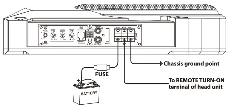 PYLE PLBX10A 10 Inch 900 Watts Low-Profile Active Amplified Car Audio Subwoofer System - 2