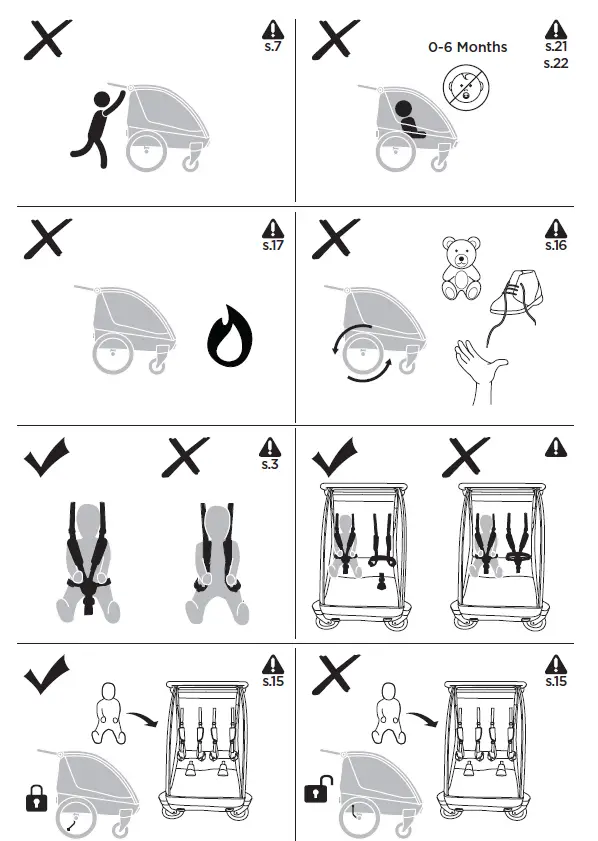 THULE Courier 2-Seat Kids Cargo Bike Trailer 2
