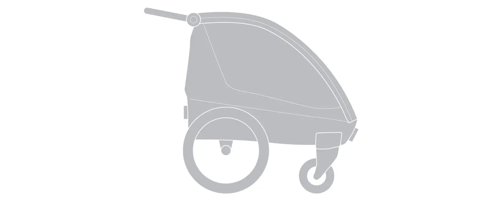Thule Courier 2-seat Kids Cargo Bike Trailer Instructions