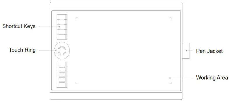 GAOMON M10K PRO 10 x 6 25 Inches Art Digital Graphic Tablet - Product Overview