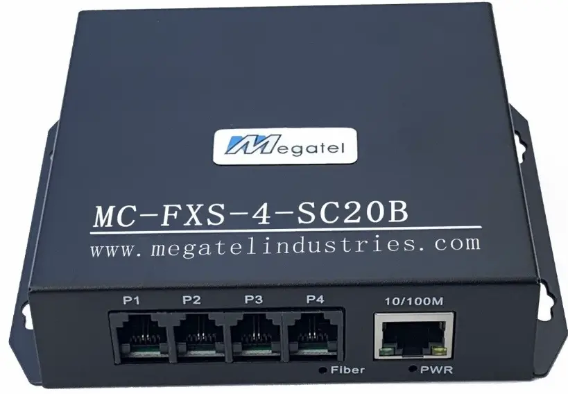 Megatel-MC-FXS-4-SC20B-4CH-POTS-Over-Fiber-Converter-logo