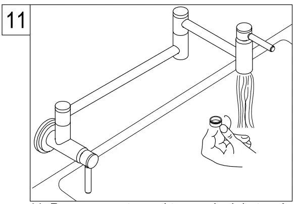 KINGSTON KS4102PKL Pot Filler in Polished Brass fig 2