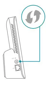 D-Link DAP-X1870 AX1800 Mesh Wi-Fi 6 Range Extender Installation Guide - Plug your Range Extender into an available outlet near your wireless router and wait until the Status LED is blinking amber