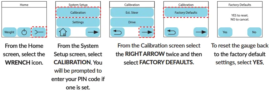 Reset To Factory Default